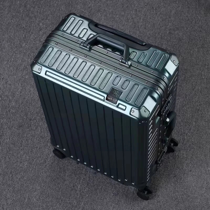 2-Pieces New Ultra Sturdy Aluminum Frame Luggage