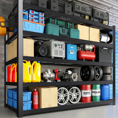 84 Inch Heavy-Duty Metal Storage Rack