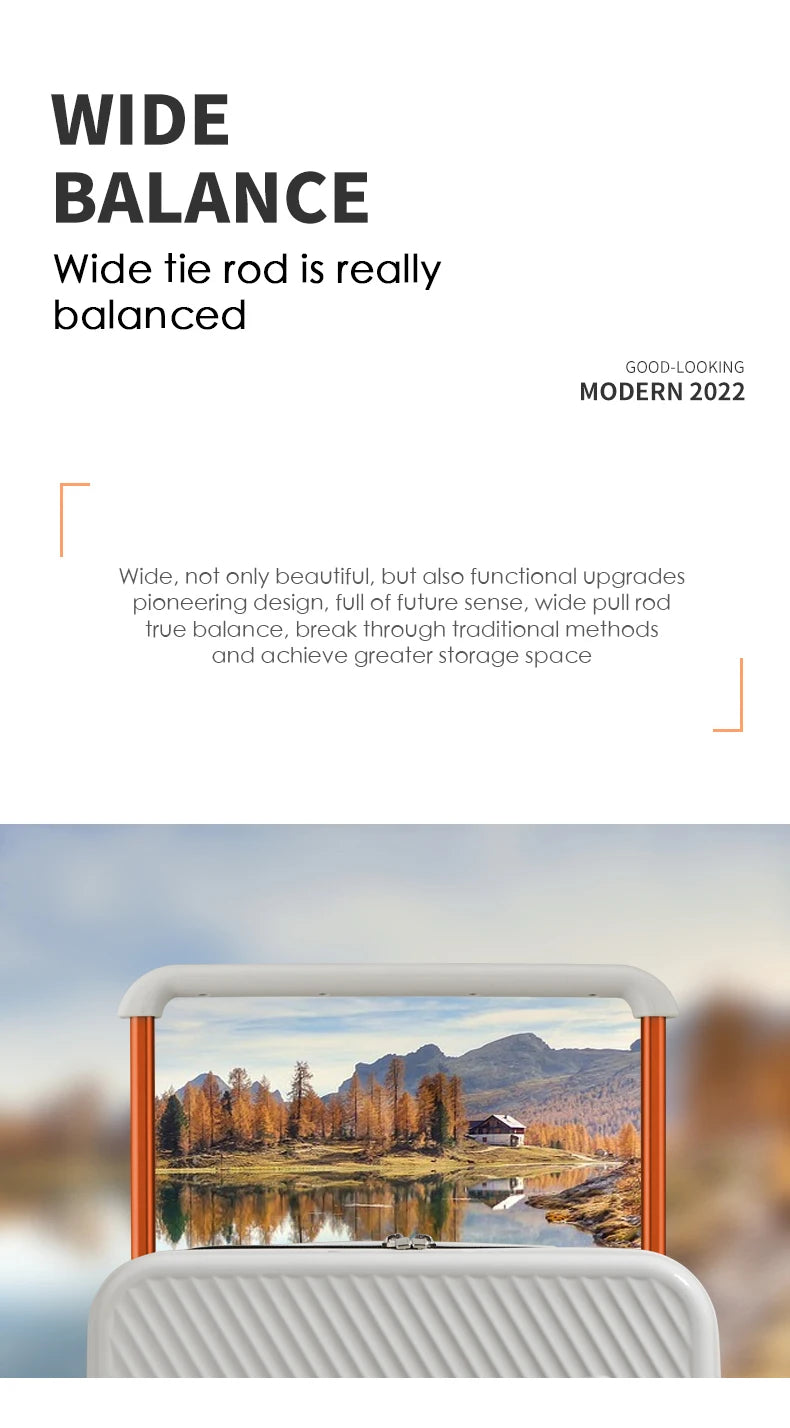Travel Luggage set with Wide Handle