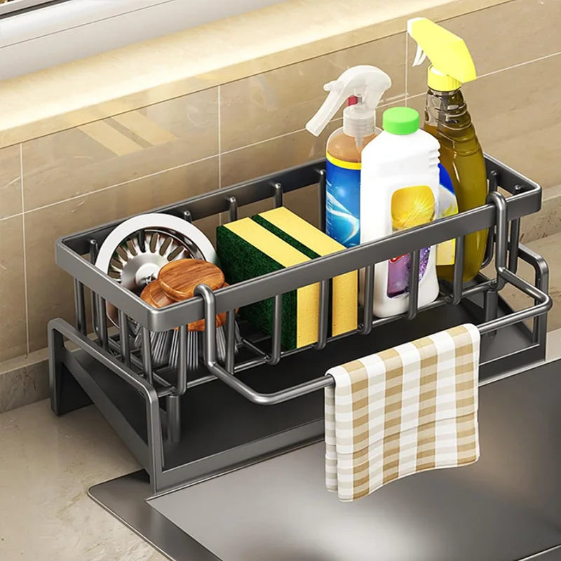 Kitchen Sink Organizer Tray Storage Rack