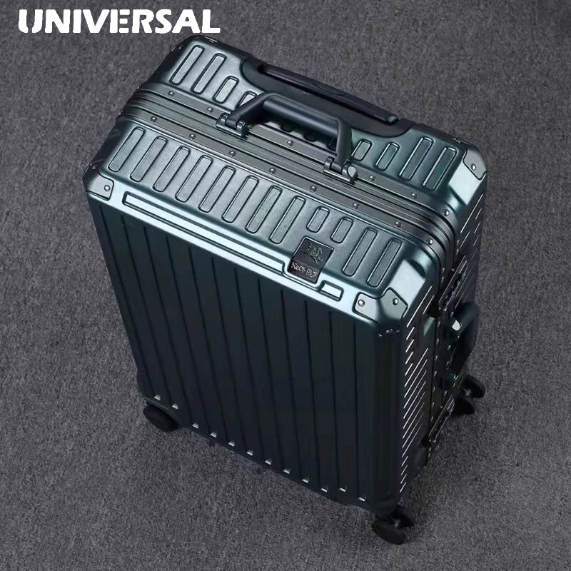 2-Pieces New Ultra Sturdy Aluminum Frame Luggage