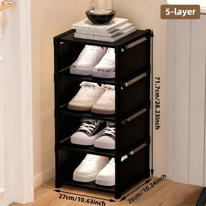 Dustproof Single-Row Multi-Layer Shoe Storage
