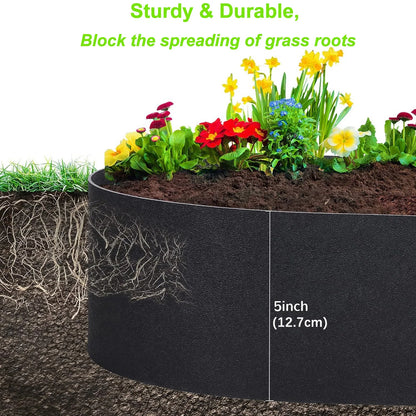 Garden Landscape Edging, 5” Tall Border Coil