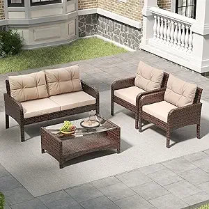 5 Piece Patio Conversation Set