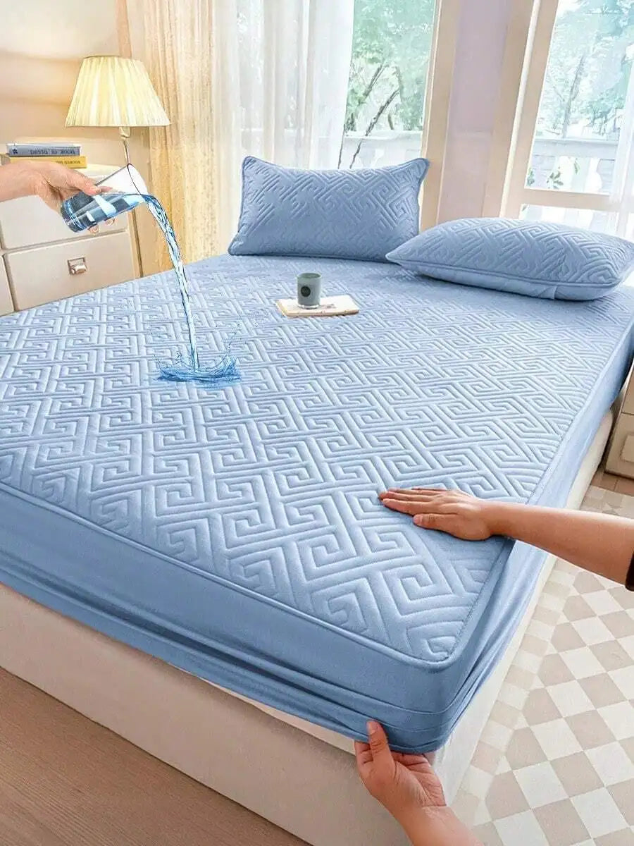 Waterproof Fitted Sheet With Deep Pocket