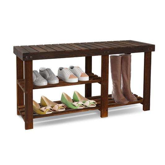 3-Tier Shoe Rack Bench