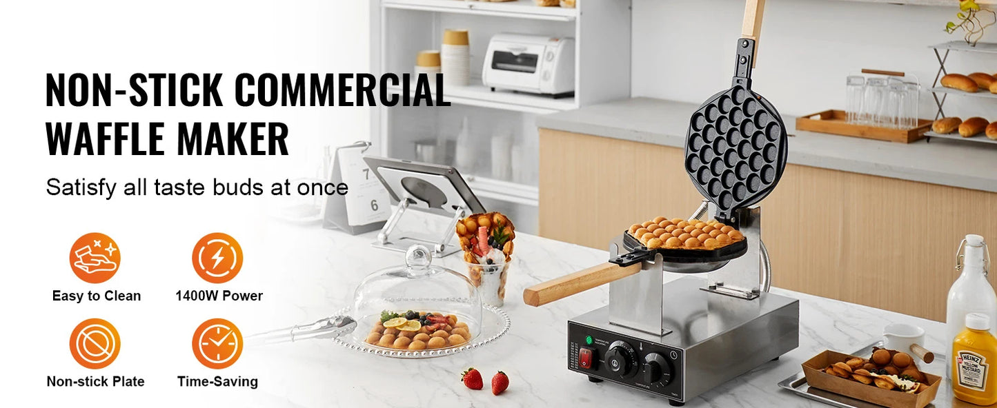 Commercial Egg Bubble Waffle Maker