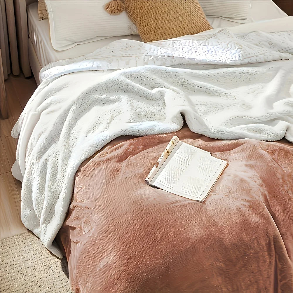 Fleece Bed Blanket Twin Size Super Soft