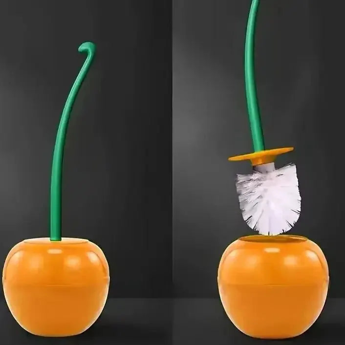 Cute Red Cherry Shape Toilet Brush Holder