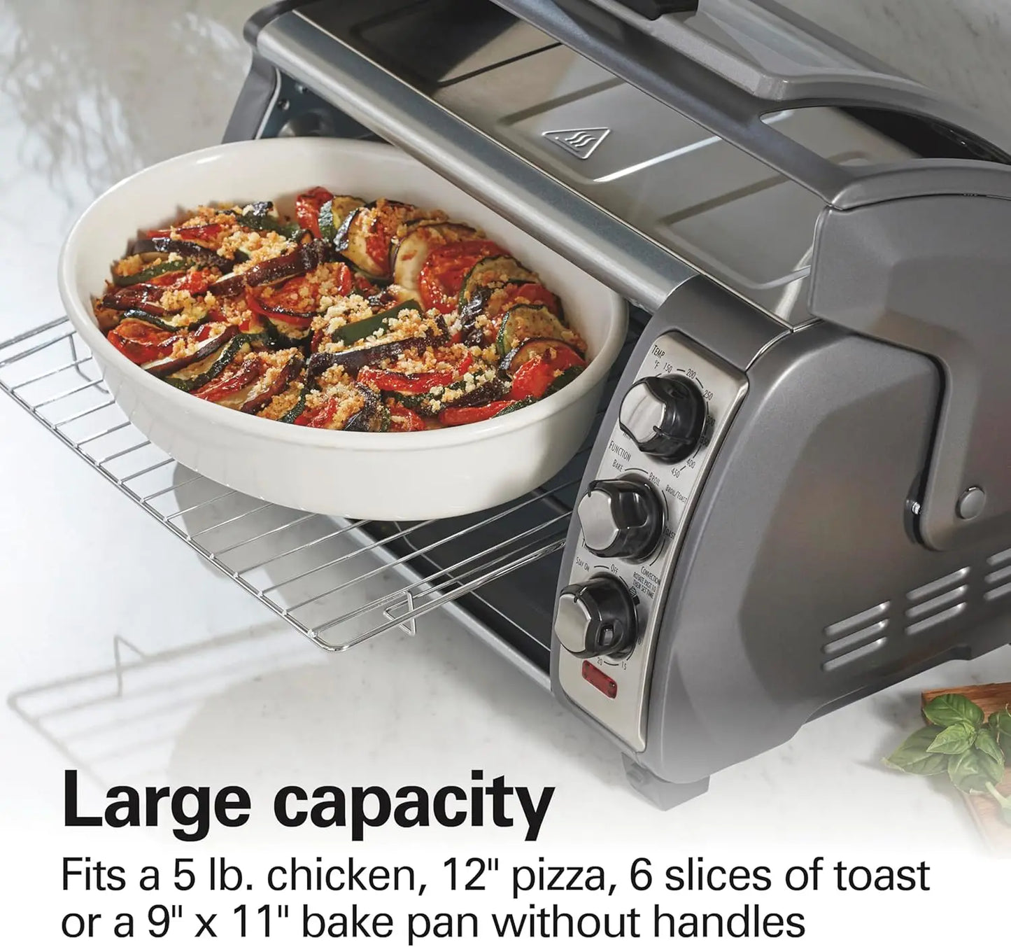 6-Slice Convection Toaster Oven With Easy Reach