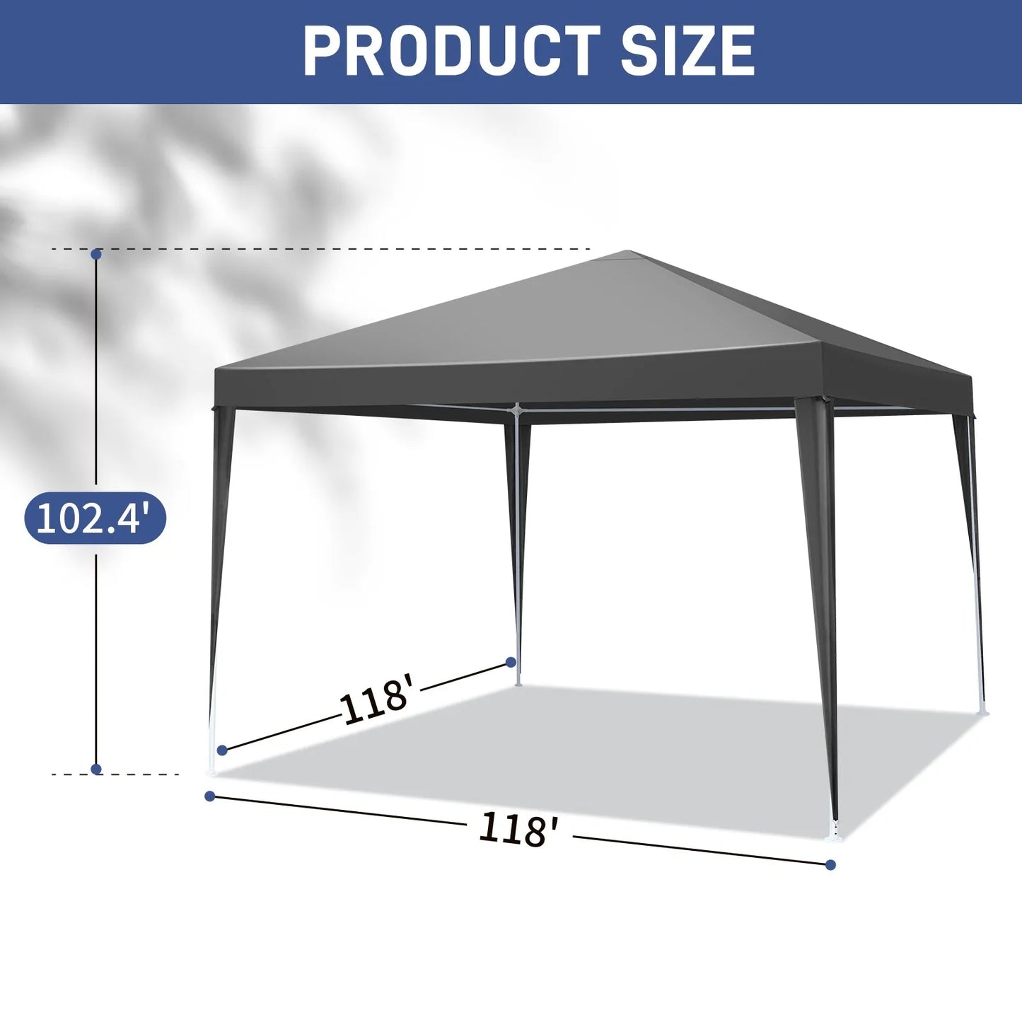 10'x10' Outdoor Tent Canopy Patio Gazebo