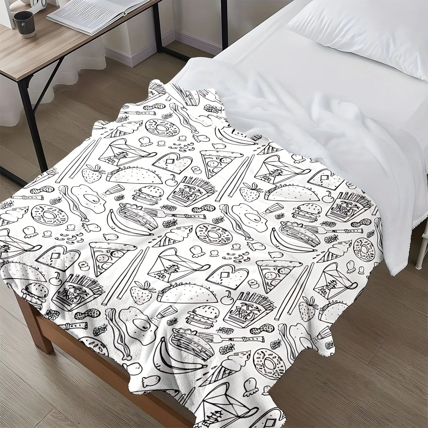 Soft All-Season Throw Flannel Blanket