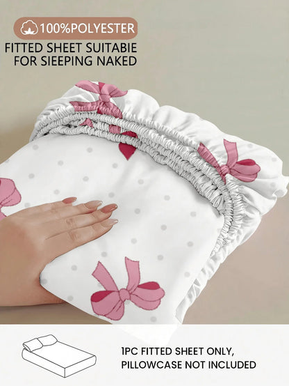 Geometric Pattern Fitted Sheet with Deep Pocket