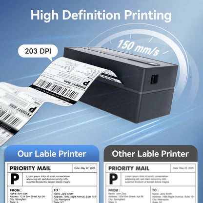 Thermal Label Printer No Ink Required 203DPI