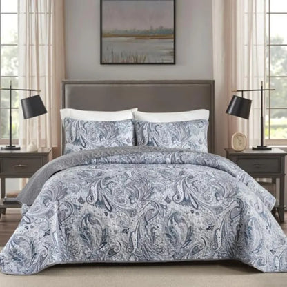 3 Pieces Quilt Set Boho Bedspread