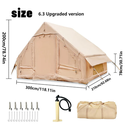 4-6 Person Outdoor Family Luxury Inflatable Tent