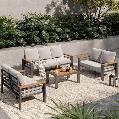 Outdoor Patio Furniture Set, with Coffee Table