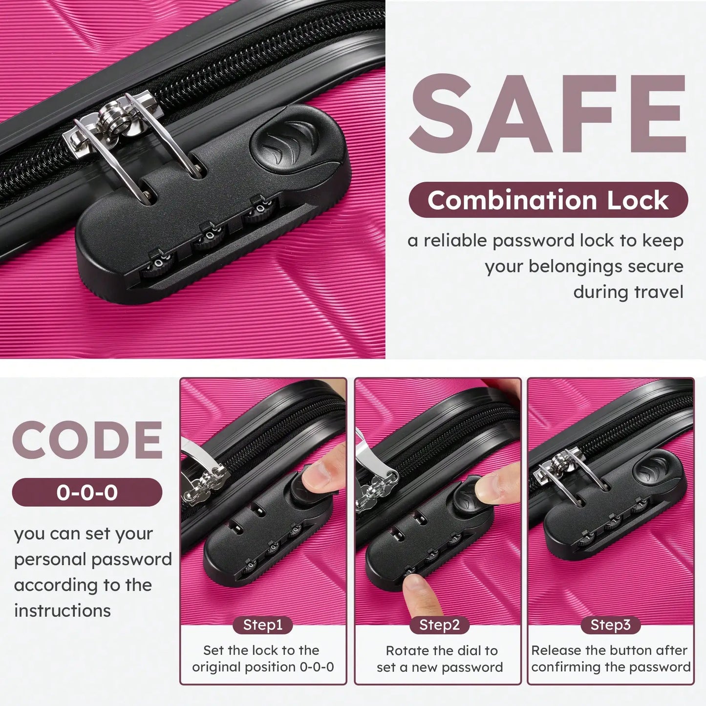 Large Capacity Luggage Set