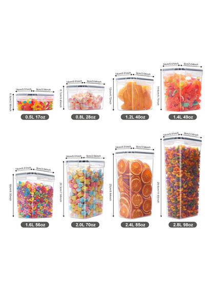 24/48pcs, Sealed Food Storage Containers with Lids