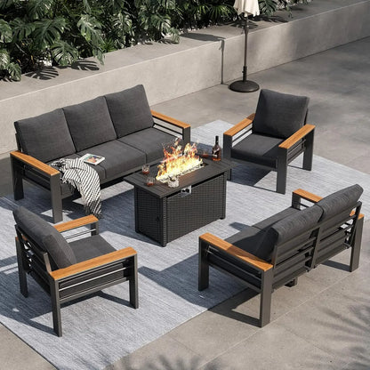 Outdoor Patio Furniture Set, with Coffee Table