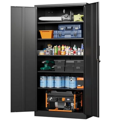72 " Metal Garage Storage Cabinets with Lock