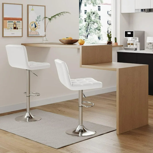 Pu Leather Swivel Adjustable Hydraulic Bar Stool