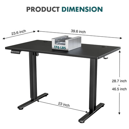Ergonomic Adjustable Electric Standing Computer Desk