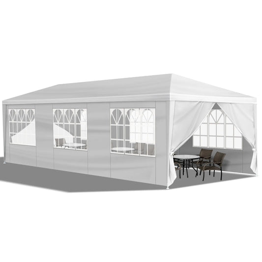 10'x30' Canopy Tent with 8 Removable Walls