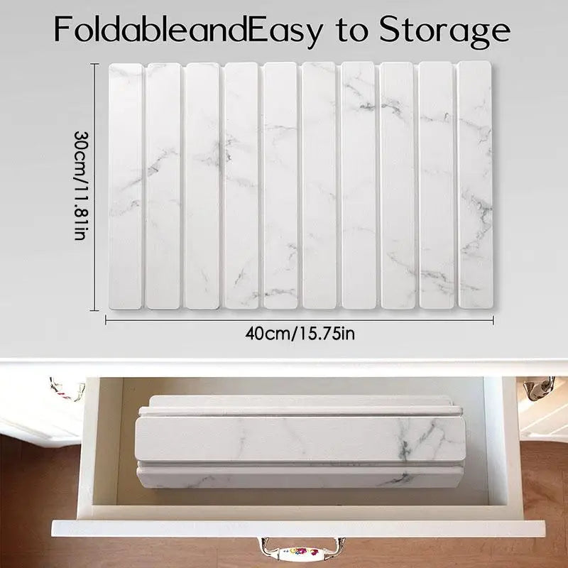 Diatomaceous Non-Slip Foldable Absorbent Mat