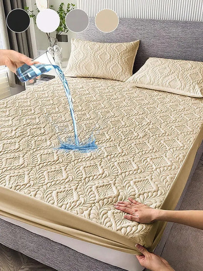 Waterproof Fitted Sheet-Queen King Twin