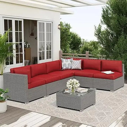 7-Piece Outdoor Patio Furniture Sofa Set