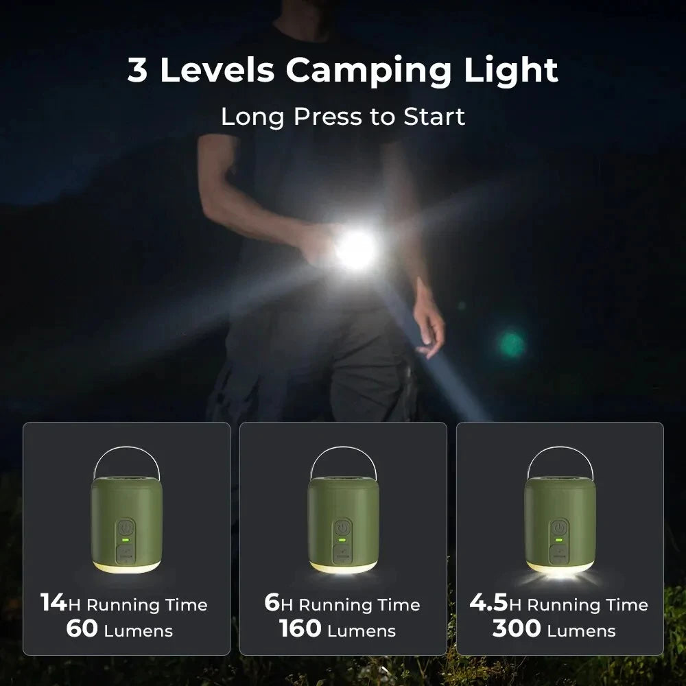 Tiny 4.5kPa Air Pump with Magnetic Lantern