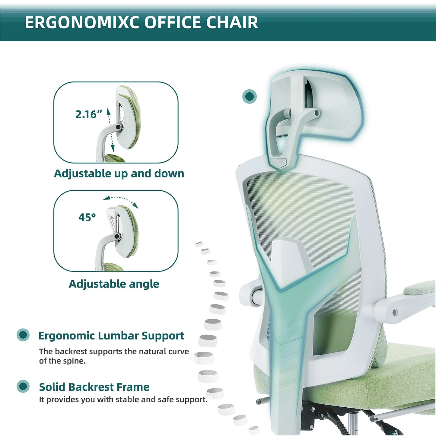 Ergonomic Reclining / Rocking Gaming Chair