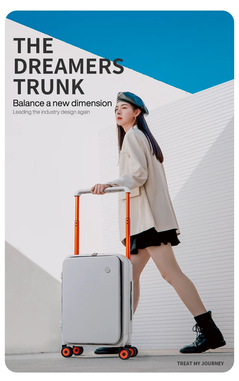 20 Inch New Design Wide Handle Suitcase