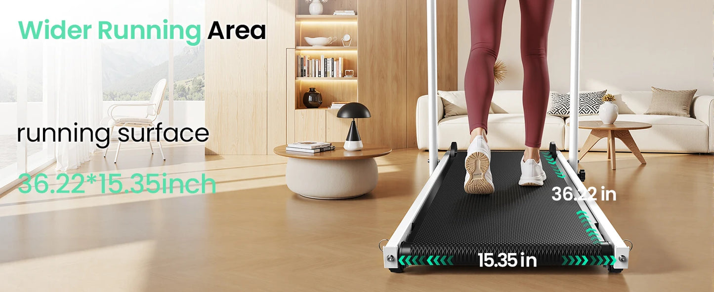 Foldable Compact Non-Electric Treadmill