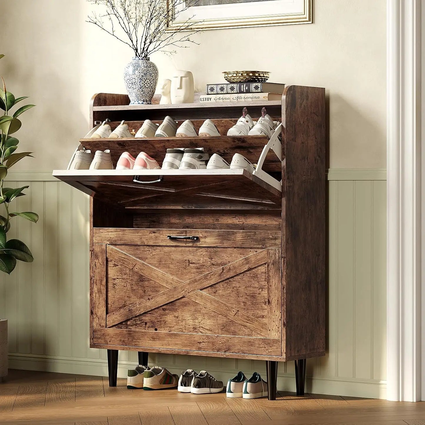 Shoe Cabinet Storage for Entryway Ultra Slim