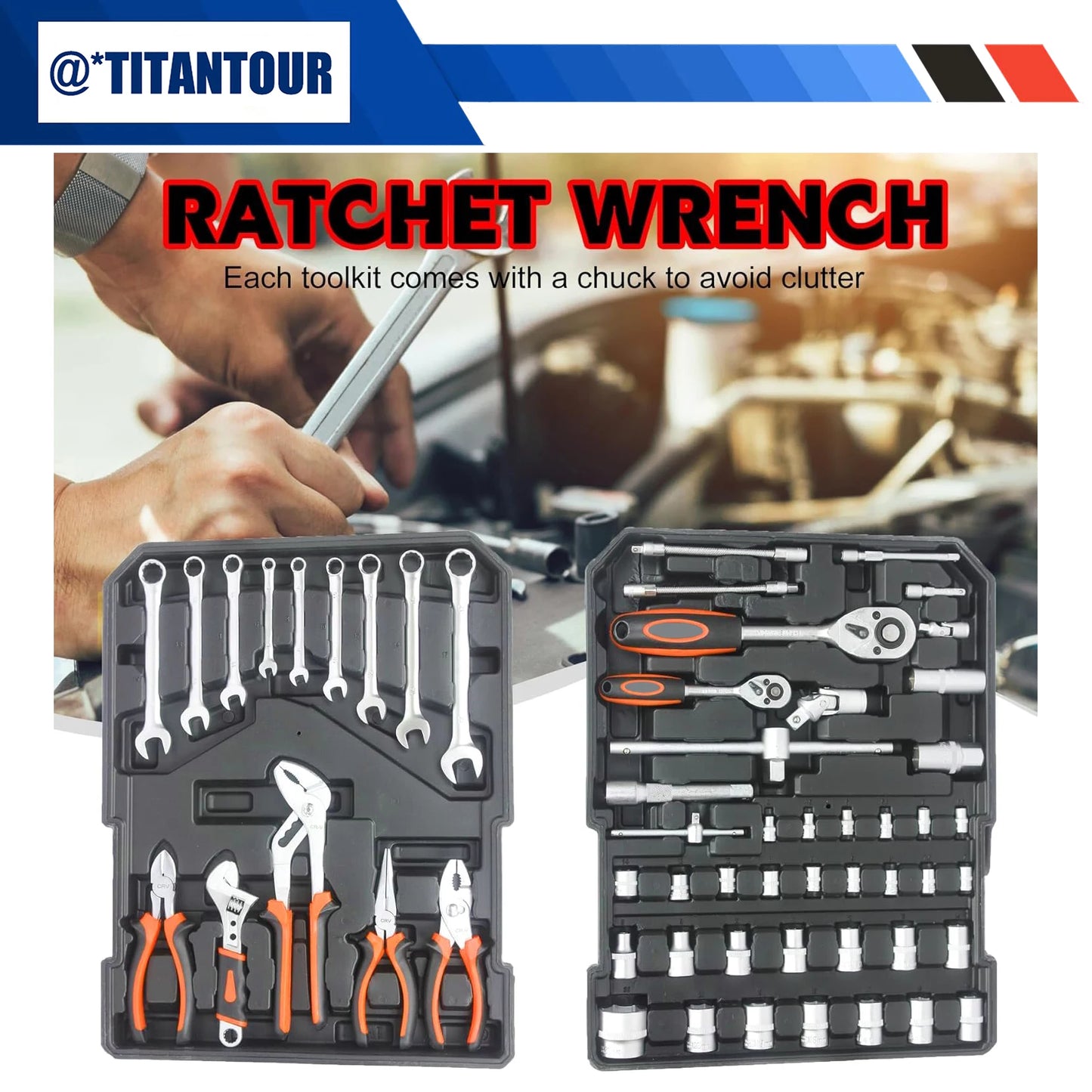 999-piece professional industrial repair tool set