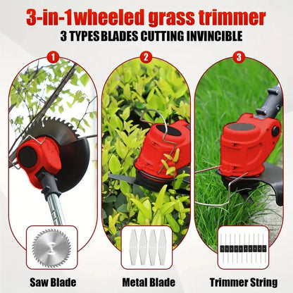 Cordless Lawn Trimmer Weed Wacker Lawn Mower