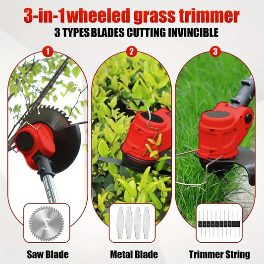 Cordless Lawn Trimmer Weed Wacker Lawn Mower