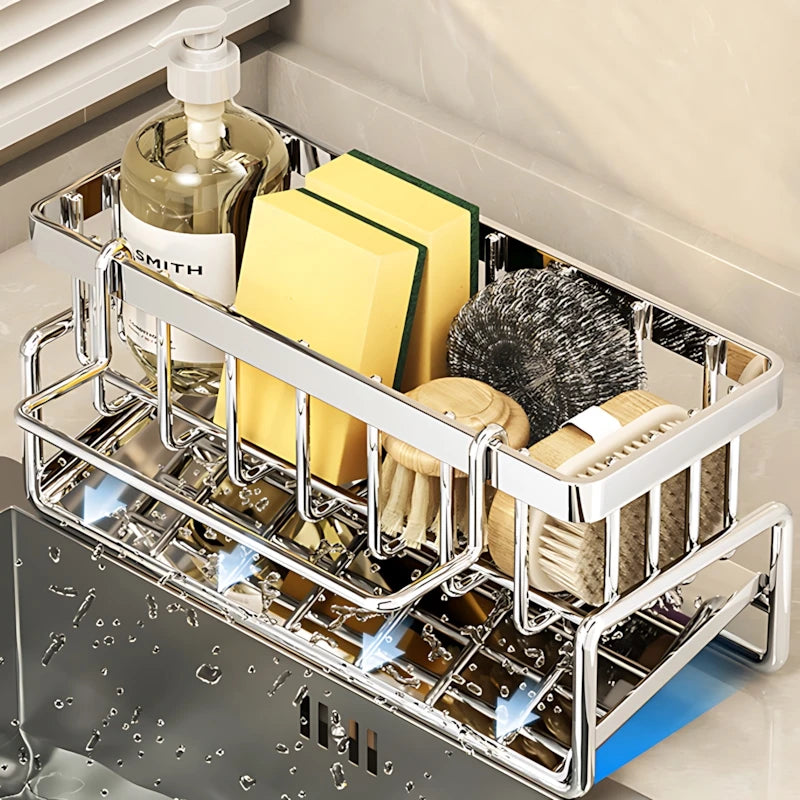 Stainless Steel Sink Drying Rack  Kitchen Organizer