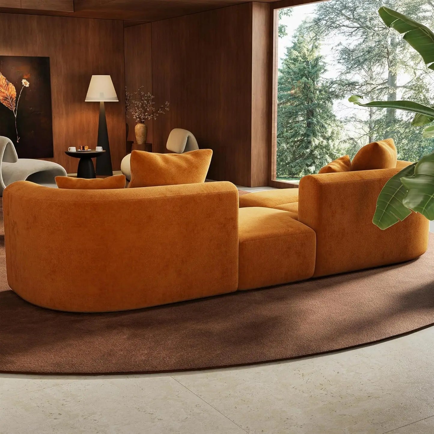 Luxury Modular Sectional Couches with Ottoman