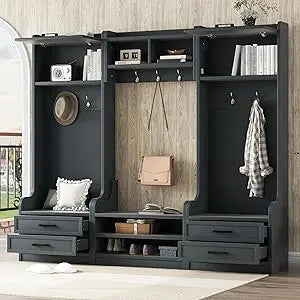 Storage Shelves Drawers and Cabinet Multi-Functional