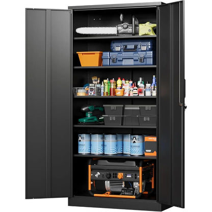 Metal Storage Cabinets with Lock Doors