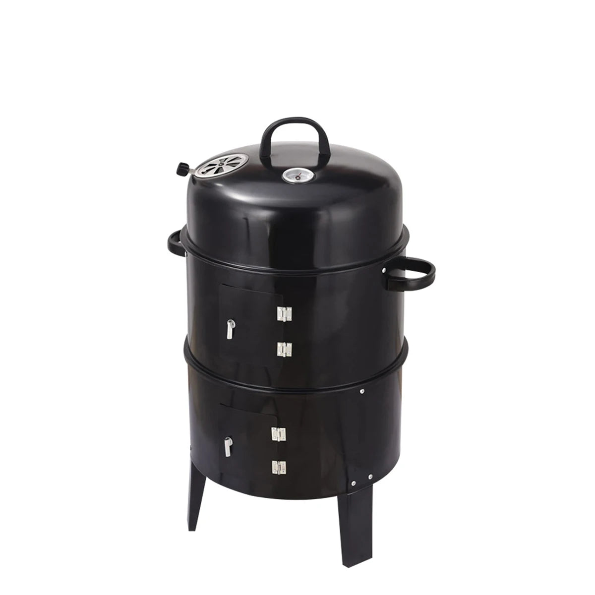 3-Tier Charcoal Smoker Grill