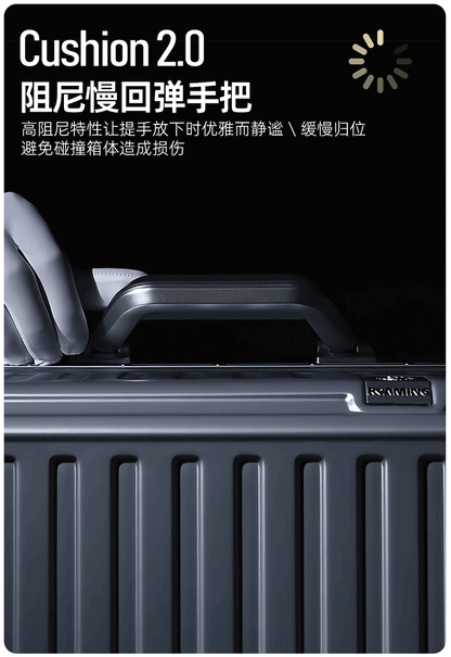 2-Pieces New Ultra Sturdy Aluminum Frame Luggage