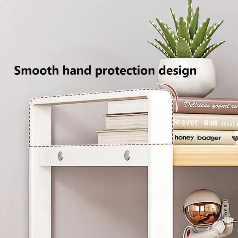 Multi-Tier Iron Office Desk Storage Rack