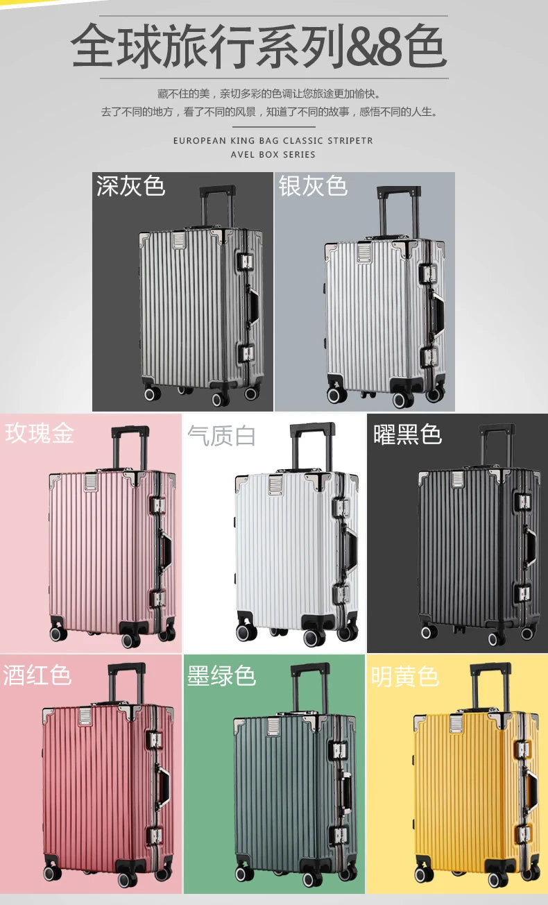 2-Pieces set travel luggage suitcase  20+26 inches