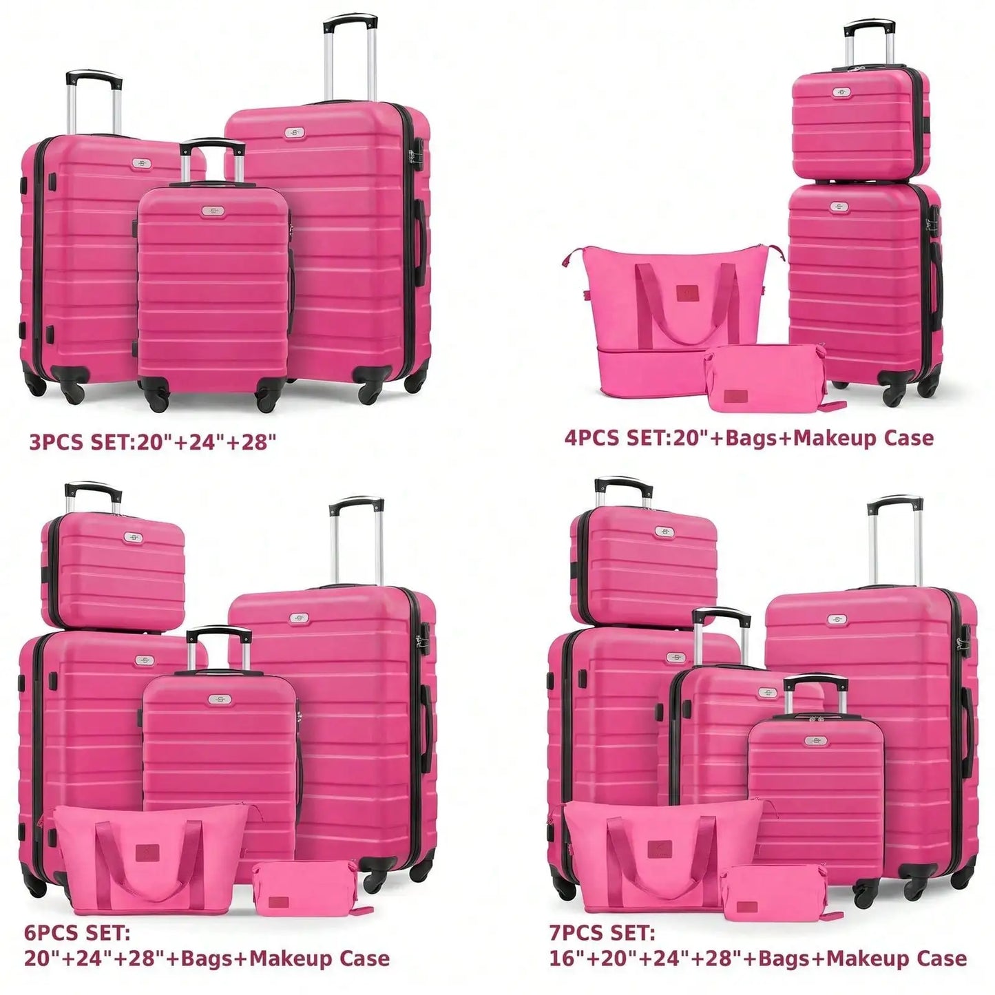 Large Capacity Luggage Set