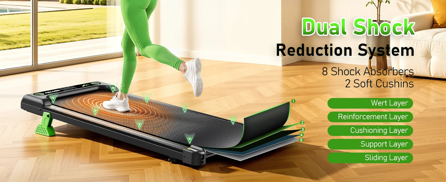 2.5HP Portable Walking Treadmill with 300Lbs Capacity