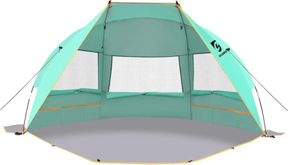 3 Person Beach Tent / Sun Shelter UPF 50+